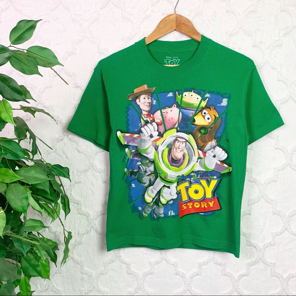 Pixar Toy Story Green Graphic Tee Shirt